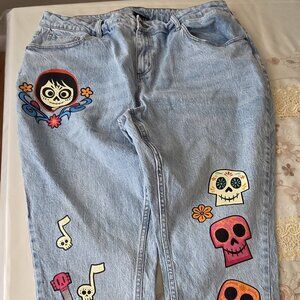Disney Pixar Coco Mom Jeans